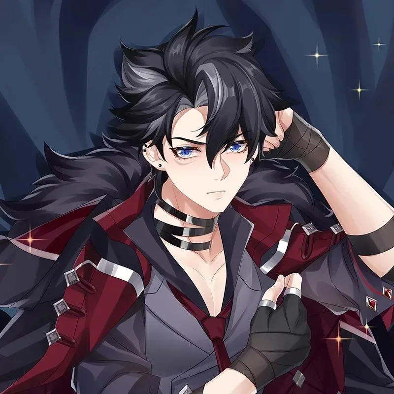 Genshin Impact Wriothesley Cosplay Che abbraccia la federa del corpo Costume di NATALE Wriothesley Lungo 2 lati Lungo abbraccio Copertura Regalo di festa