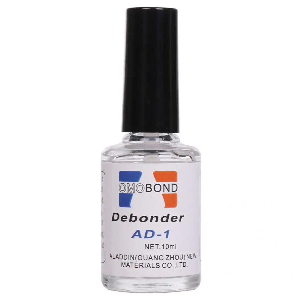 10Ml Anti Geleermiddel Draagbare Nagelverwijderaar Lijm Make-Up Nagellak Lijm Debonding Agent