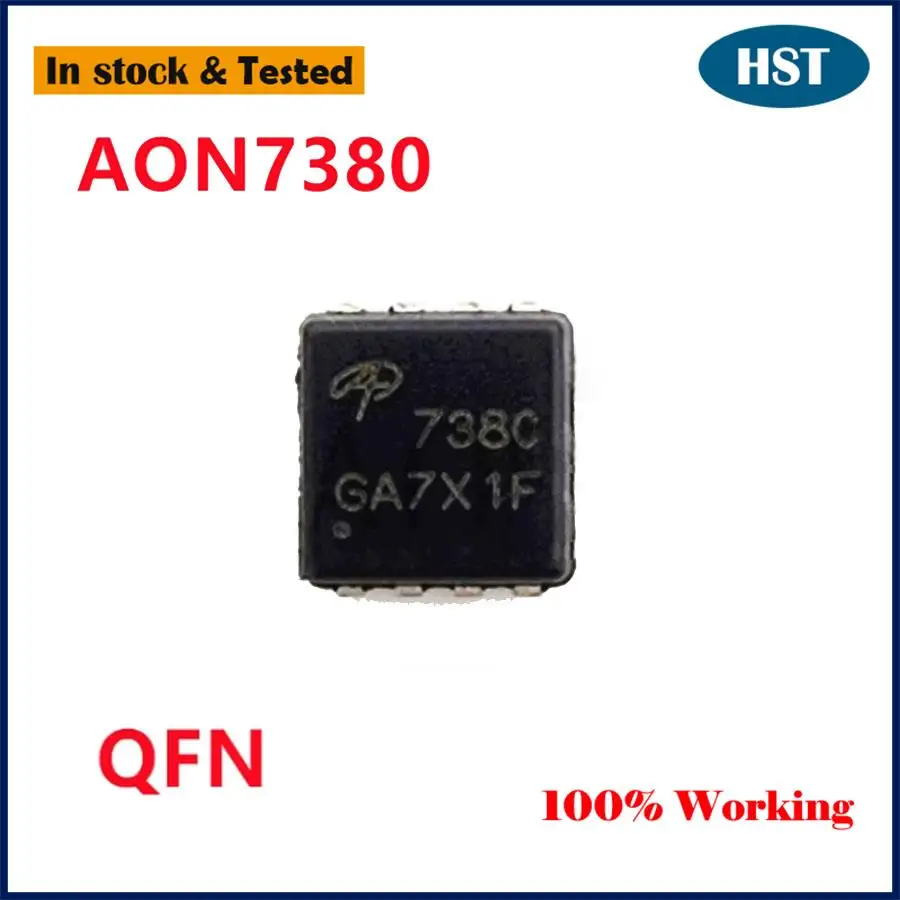 10PCS/LOT New Original AON7380 7380 DFN-8(3x3) MOS IC Chip