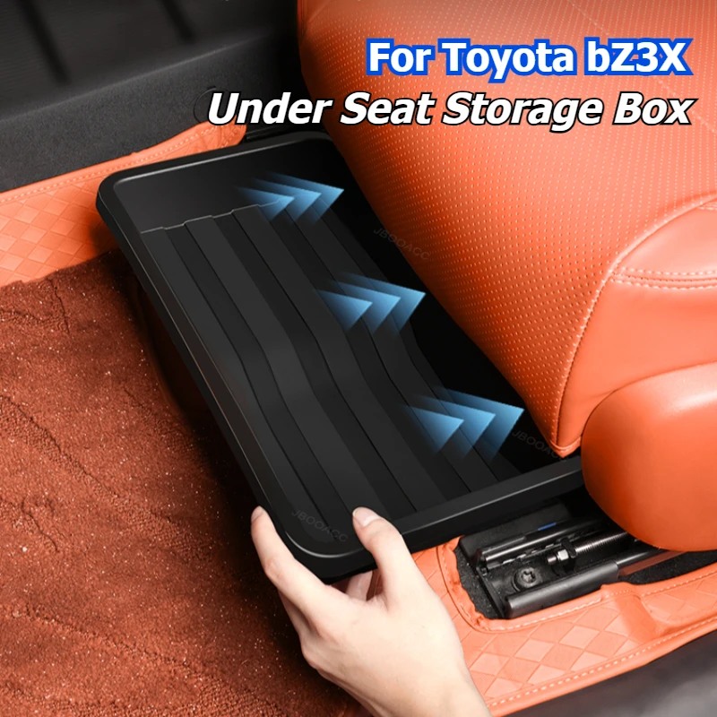 

Для Toyota bZ3X 2025, автомобильный ящик для хранения под сиденьем, органайзер для хранения автомобильного сиденья, контейнер для хранения, аксессуары для модификации интерьера