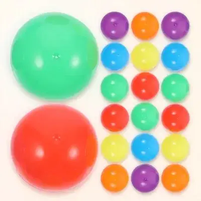 

50Pcs Colorful Fillable Plastic Balls Openable Storage Containers Candy Packaging Party Favors Easter Basket Gift Stuffers