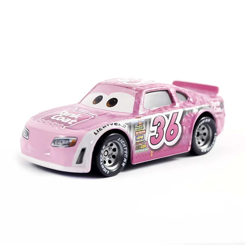 Disney Pixar Cars 3 Lightning McQueen No. 36 Axelrod Mater Miss Mother Diecast Vehicle Metal Alloy Kid Toys Christmas Gift