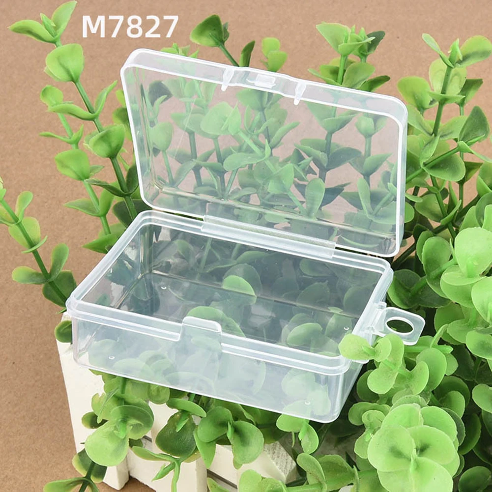 Tool Box Storage Box Transparent Containers Component Organizer Plastic Storage Box Rectangle Screw Holder Case