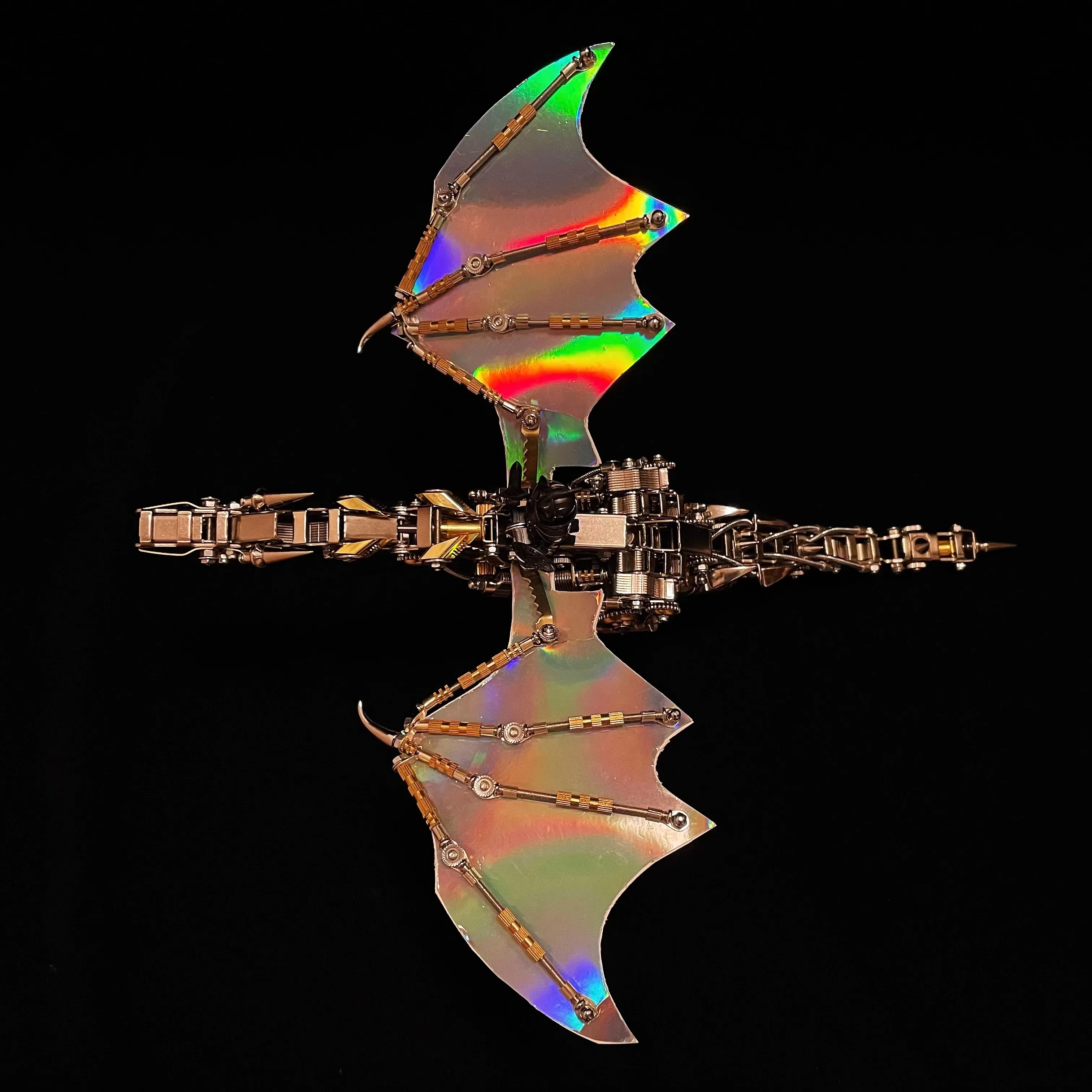 Decorazione regalo per festival di giocattoli fai da te fatti a mano modello di drago tridimensionale meccanico di assemblaggio in metallo ad alta difficoltà per il fidanzato