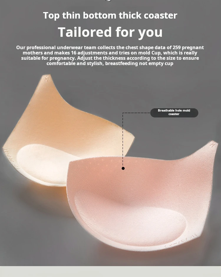 Still-BH Frauen hochela tische Push-up Einhand-Schnalle BHs Schwangerschaft Frau drahtlose Still unterwäsche 2024 – Detail 9