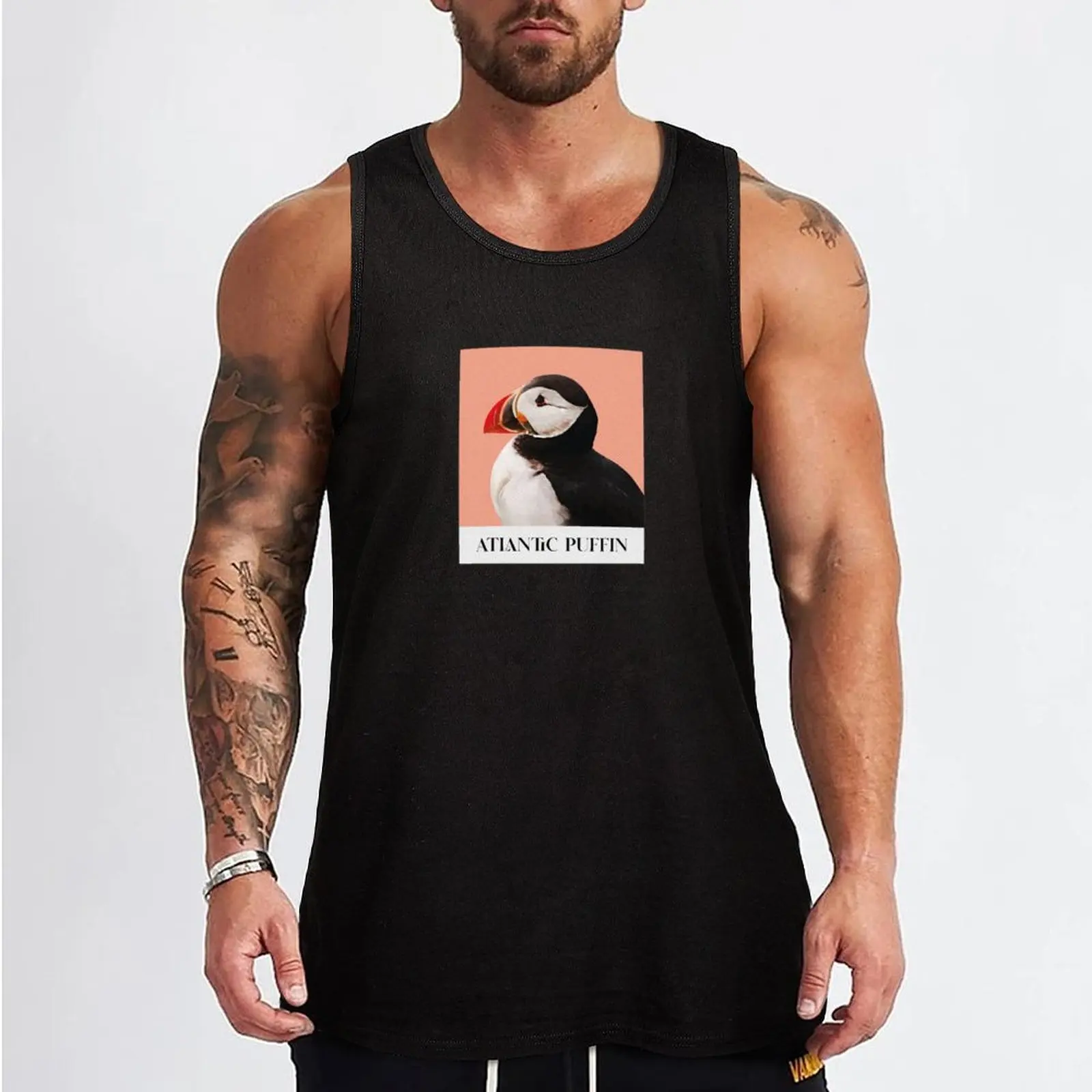 Atlantic puffin Tank Top Male vest sports t-shirts for men sexy clothes men