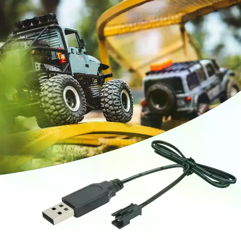 2P Interface Portable Charging Cord for Kids Remote Control Toy Car Drone 3.7V Lithium Battery RC USB Charger Cable SM