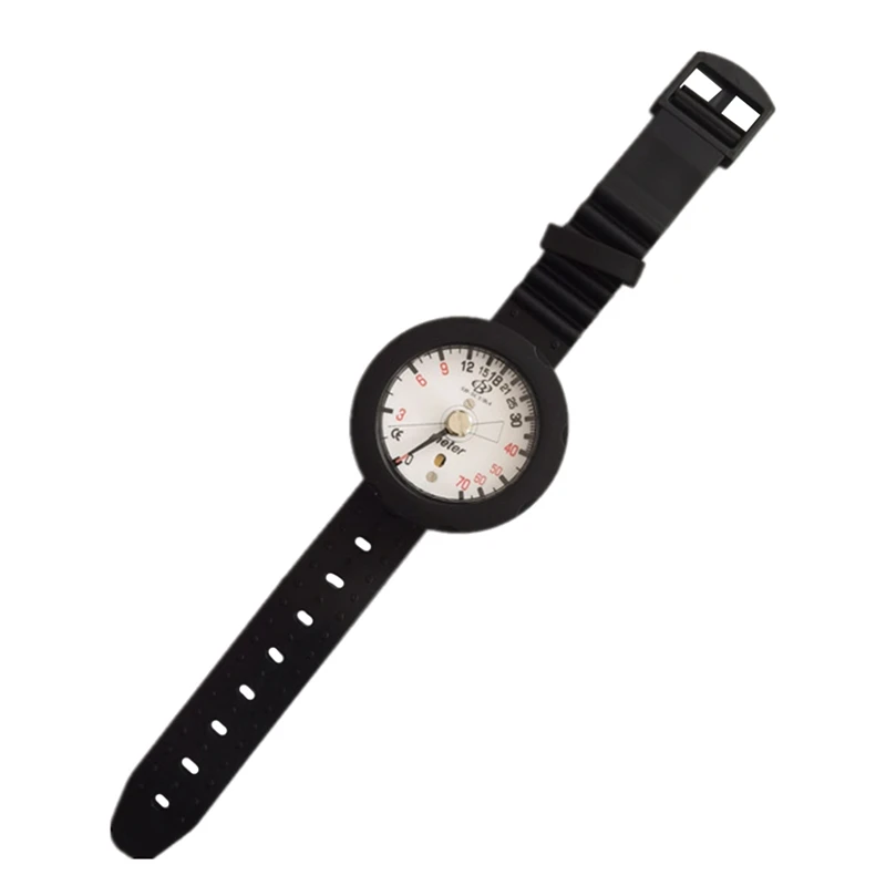 FULL-70M กันน้ําดําน้ําใต้น้ําพร้อมสายรัดข้อมือดําน้ํา Scuba Watchband เรืองแสง