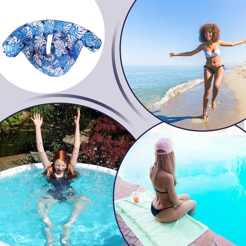 Pool Floats For Adults Inflatable Float Pool Rafts Lounger Noodle Lounger Blow Up Raft With Backrest Floating Outdoor Games For