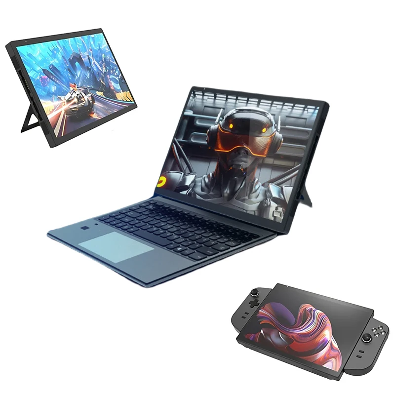 

10.5 Inch Mini Video Game PC Gaming Player with Wifi 3 in 1 Tablet Laptop N95 Detachable Touch Screen PC