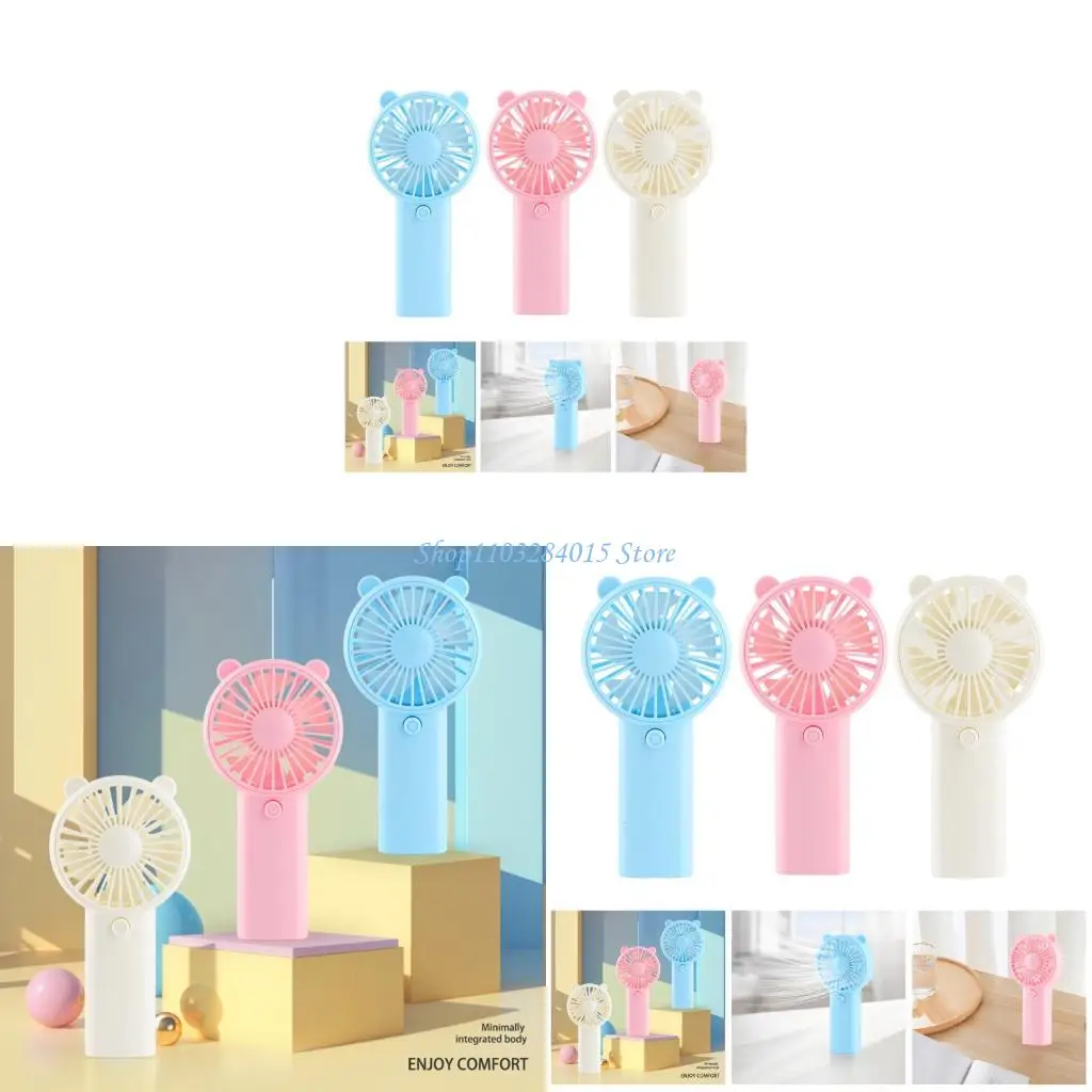 

R6FF Small Cooling Fan Portable Fan AM4 Battery Operated Pocket Fan AM4 Battery Fan