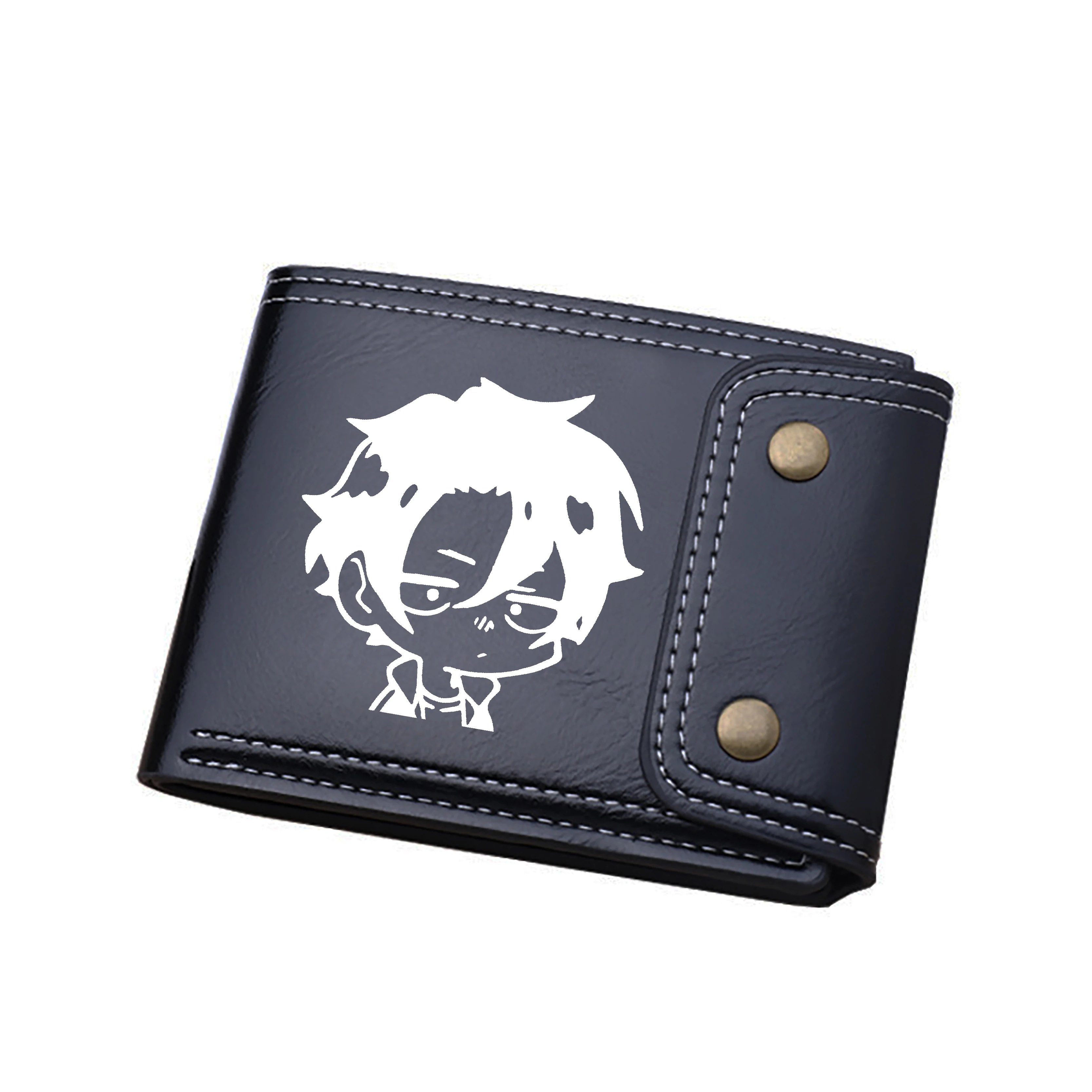 CALL OF THE NIGHT Anime Short Wallets Cartoon ID Card Holders Pu Leather Coins Purses Cartoon Men Luxury Money Cash Clutch Bags