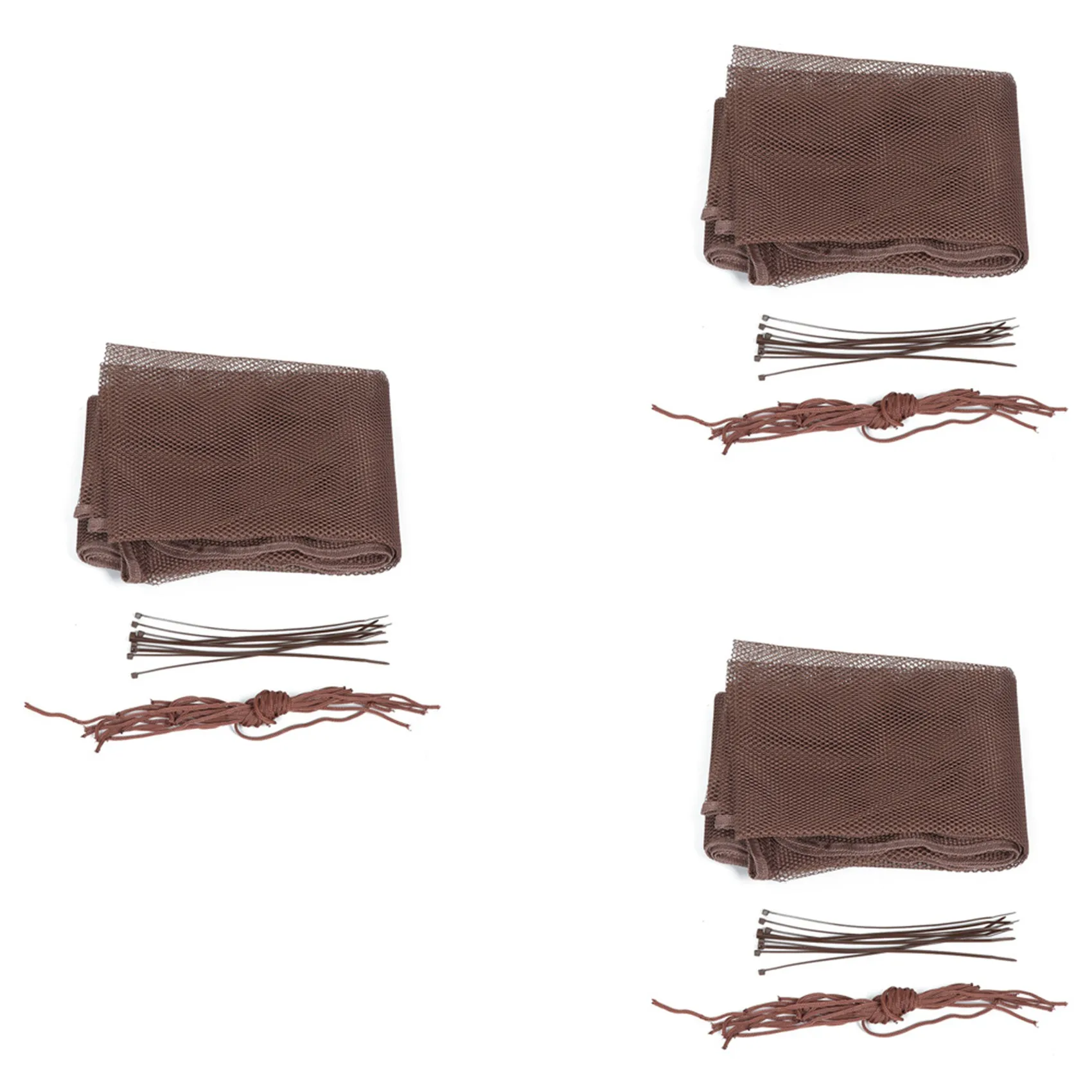 

B24C-3X Kids Stairs Safety Net Netting Protection Rail Balcony Stair Fence Balcony Baby Fence Stair Net Coffee Color