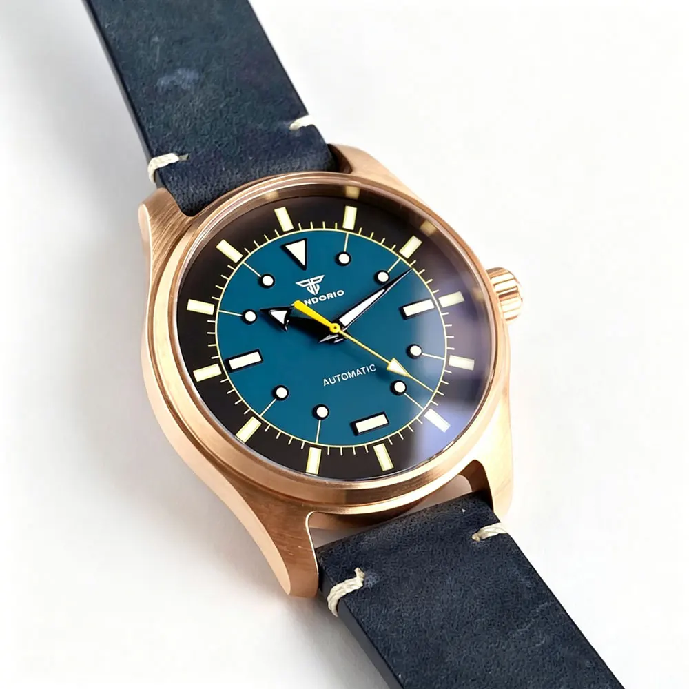 

CUSN8 Bronze Tandorio 39mm 20ATM Diver Pilot Watch Men Miyota 8215 2824 Automatic Movt Sapphire 20BAR Waterproof Lume Relojes