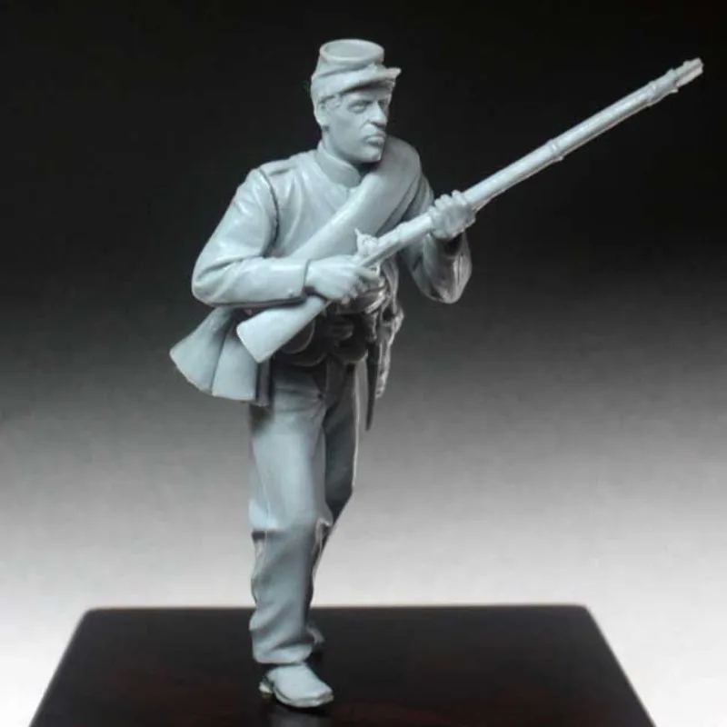 1/35 Resin Figure Model Kit Historical Military Federal Infantry Miniatures Hobby Toys Unassembled and Unpainted Free Shipping