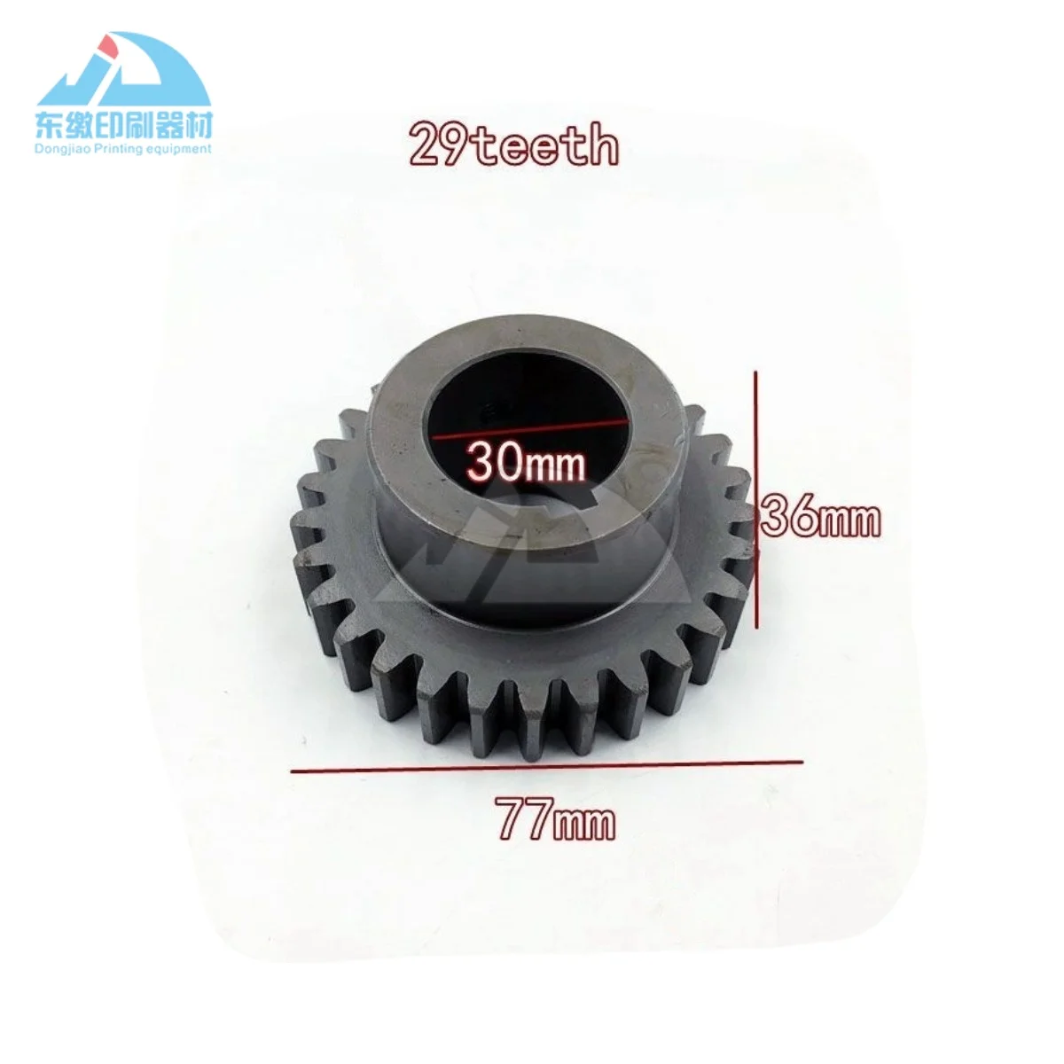 new-1-pc-29-teeth-gear-id30mm-od77mm-h36mm-for-mitsubishi-offset-printing-machinery-parts-gear-77x36x30mm-with-high-quality