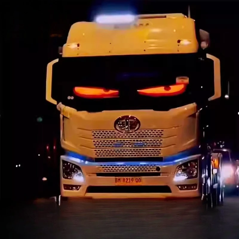 

Big truck devil's eye windshield rear window car load dynamic led display patch dynamic eye light