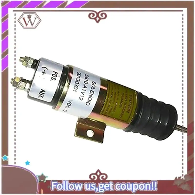 A57E-Throttle Solenoid Replace 20780GT For Genie Lift Z34 Z45 Kubota DF750 752 972 Ford Engine