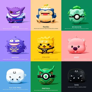 Pokemon น่ารักการ์ตูนซิลิโคนสําหรับ Redmi Buds 5 Pro ชุดหูฟังไร้สายบลูทูธสําหรับ Xiaomi Redmi Buds5 Pro