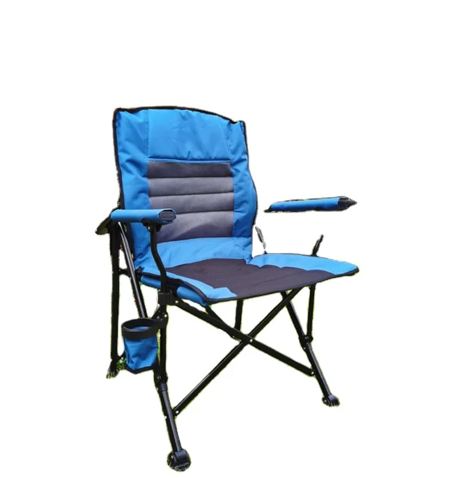 Hot sale New design folding camping chair with cooler bag foldable for outdoor camping chair