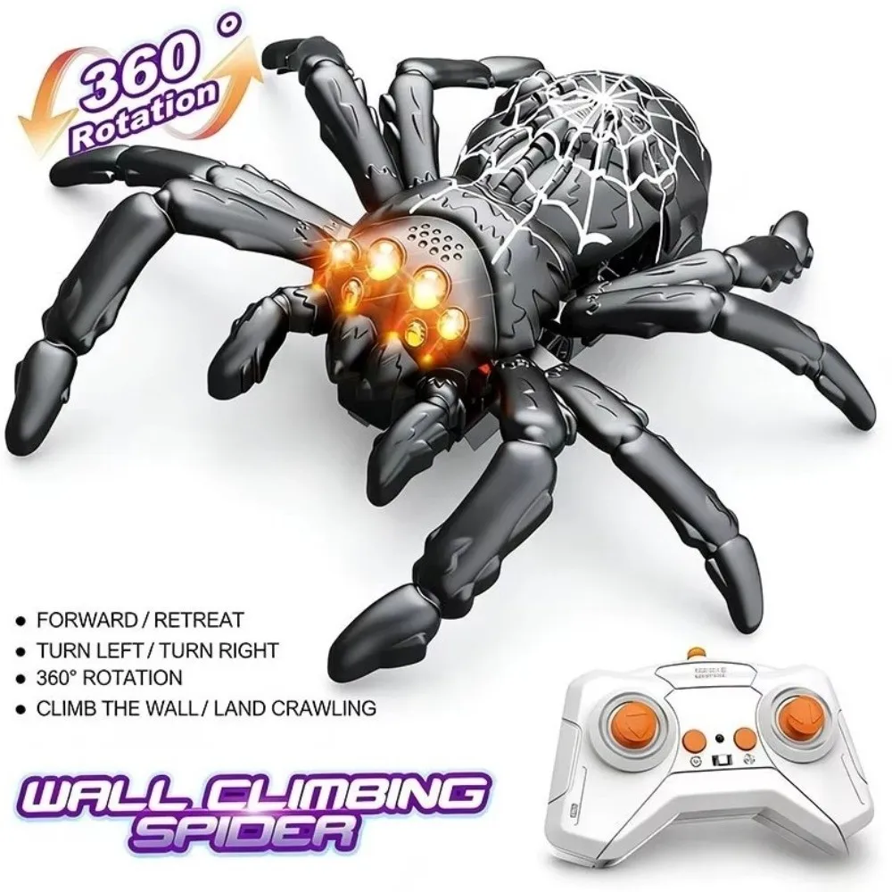 Remote Control Wall Climbing Lizard 360 Rotation Realistic Remote Control Gecko Car Interior Decor Electric Simulation