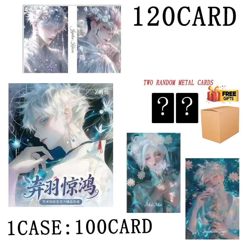 

Wholesale Jujutsu Kaisen Collection Card Booster Box Acrylic Color Paper Z Shidai Wenchuang Wave 1 Game Child Birthday Gift