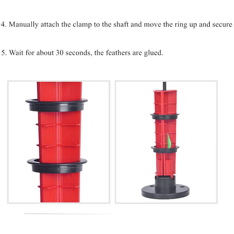 Łucznictwo Fletching narzędzie strzałka Fletching Jig cylindryczne strzałki pióra klejenie DIY strzałka multi-size strzałka akcesoria myśliwskie