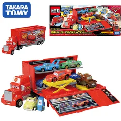 Takara Tomy Tomica Disney Cars Transformation Loading Transporter Miniature Die-cast Alloy Car Model Children Toy Christmas Gift