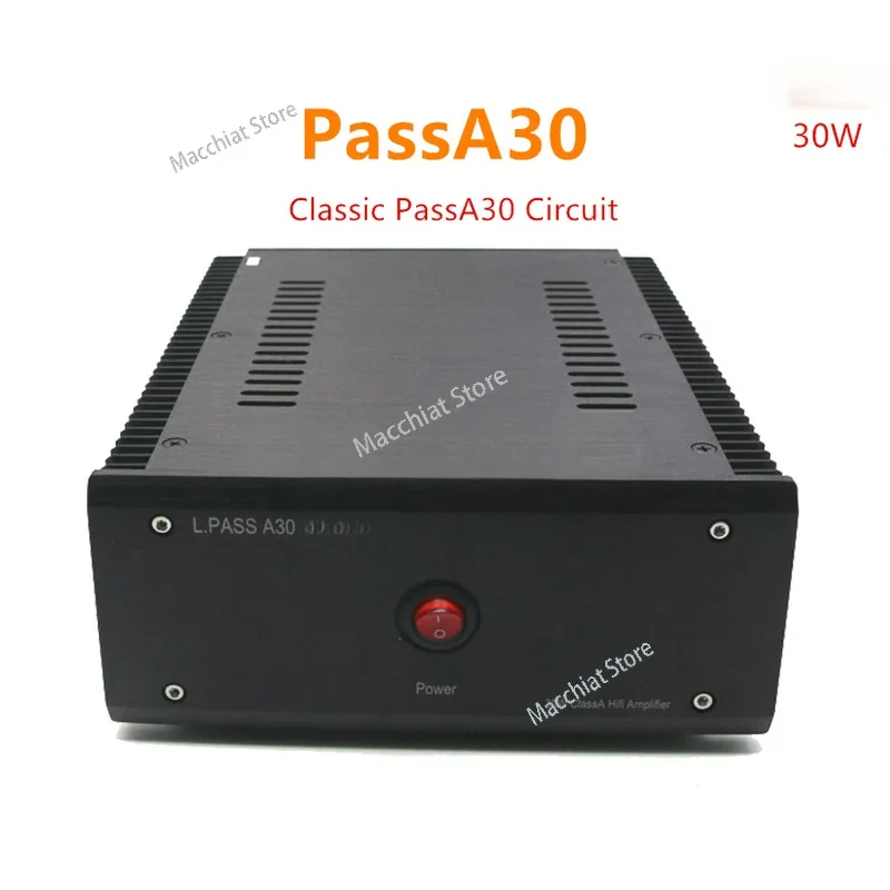 Pass A30 Single-Ended Class A Power Amplifier Mono 30W HiFi Audio Amp,Based On The Classic PassA30 Circuit