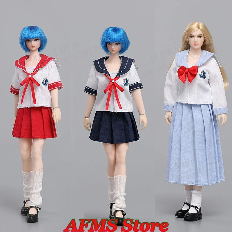 Cdtoys Cd047 1/12 Women Soldier Sailor Suit Shirt Skirt Classic JK Uniform Clothes Accessory Bag Fit 6Inch Action Figure Body