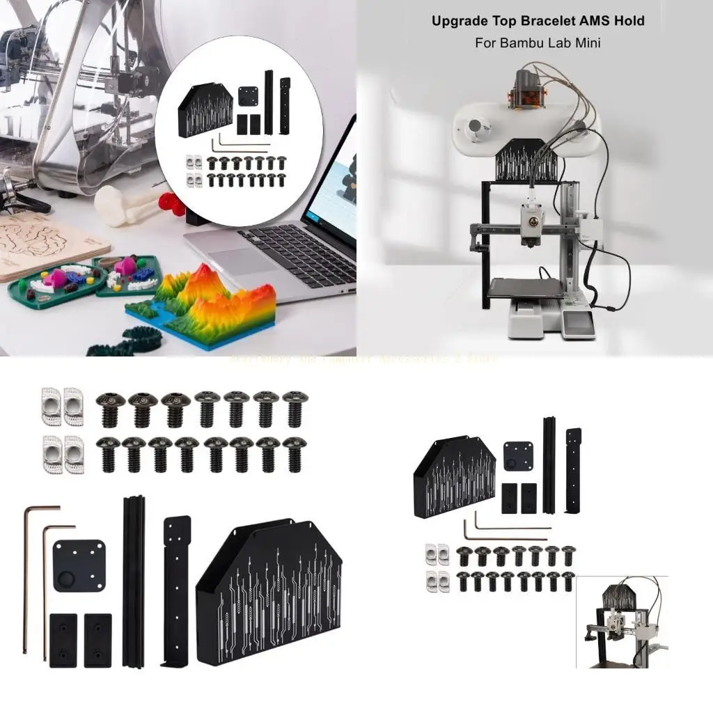 

Printers Accessory Metal Top Bracelet Hold Spools for Bambu Lab Mini