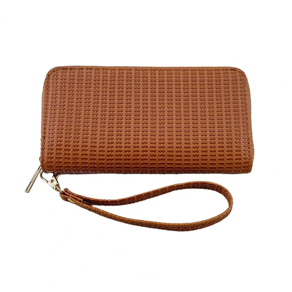 Zipper Closure Women Wallet Women Wallet Zipper Closure Coin Purse Card Holder Organizer with Id Slots Imitation for Women
