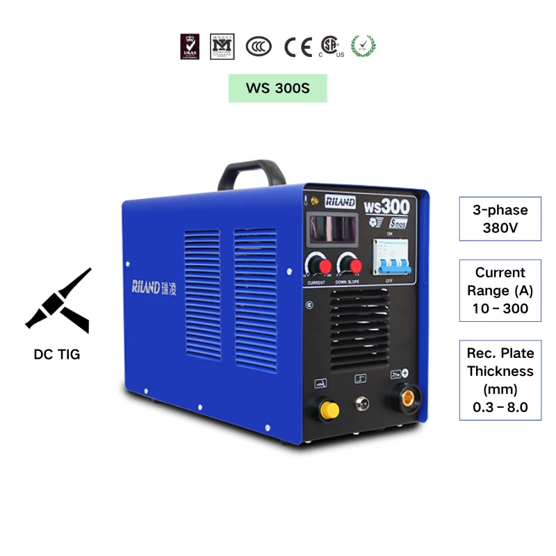 Saldatrice ad arco inverter portatile WS TIG 200/250/300 Nuovo saldatore TIG DC 220V/380V 10-300A per acciaio inossidabile