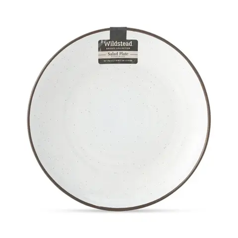 सिरेमिक सलाद प्लेट देहाती गोल डिनरवेयर डिशवॉशर माइक्रोवेव सुरक्षित सर्विंग प्लेट परफेक्ट ऐपेटाइज़र साइड डिश किचन टेबल 8 best sales प्लेटें सिरेमिक - №3