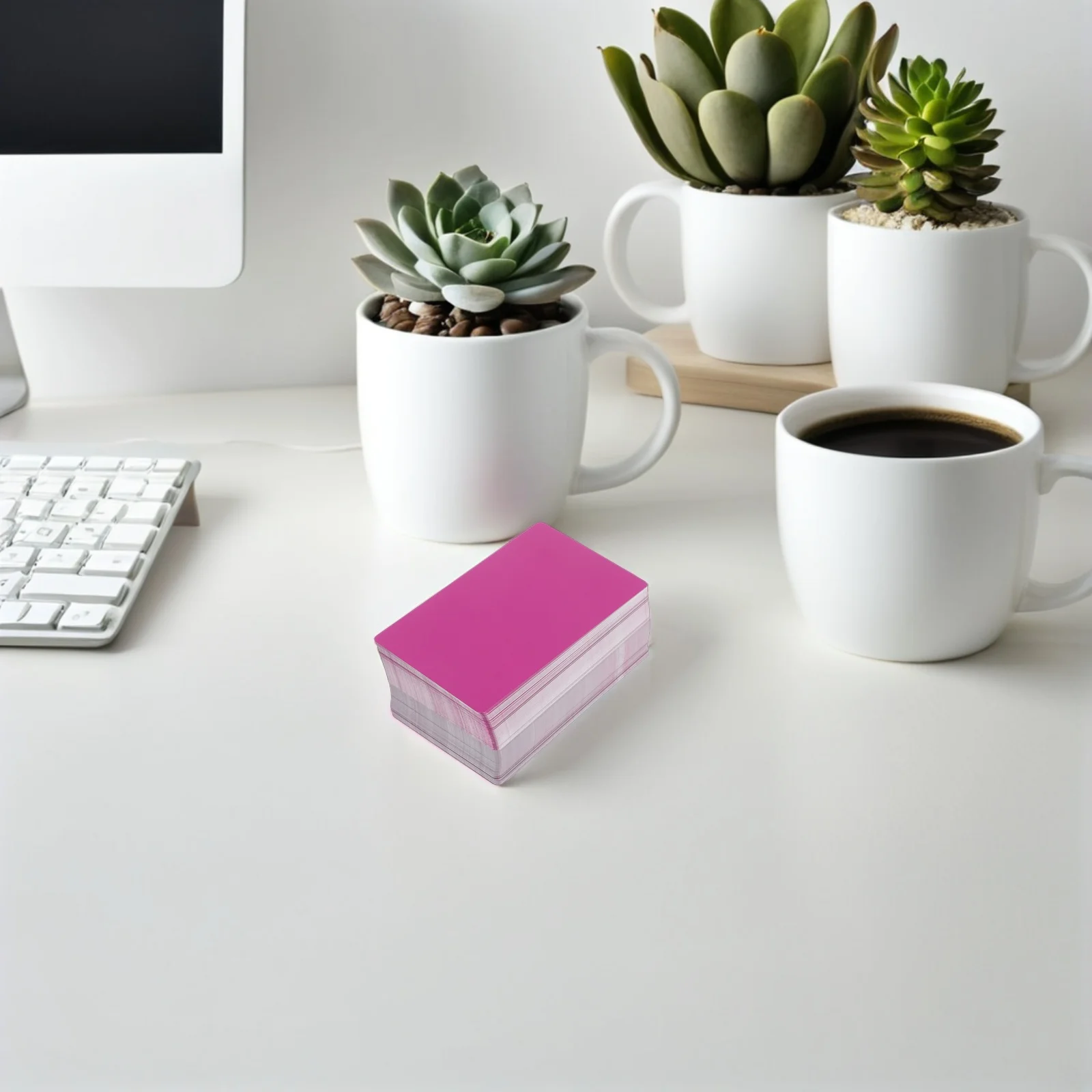 

200Pcs Metal Business Card Blanks Aluminum Engraving Tags Smooth Surface for Laser Stamping DIY Personalized Visiting Cards