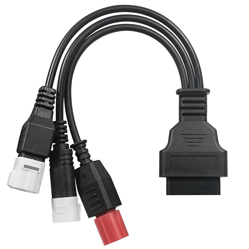 كابل تشخيص الدراجة النارية لياماها 3Pin 4Pin لهوندا 6PIN 3IN1 3 في 1 محرك obd 2 تمديد كابل obd2 موصل #1