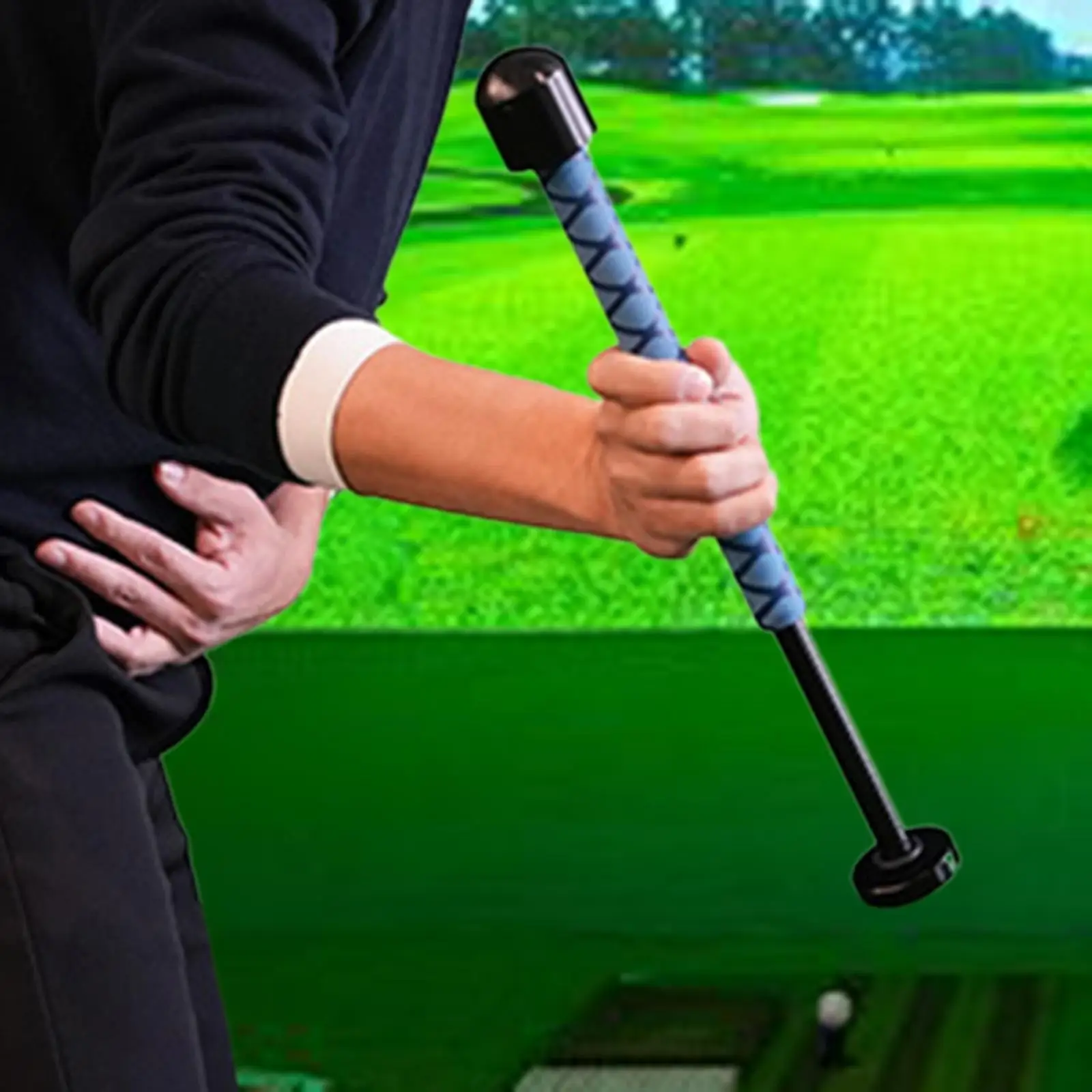 Golf Swing Trainer Sound erinnern Anfänger tragbaren Aufwärm stock für verbesserte Genauigkeit Stärke Distanz Balance halten gerade