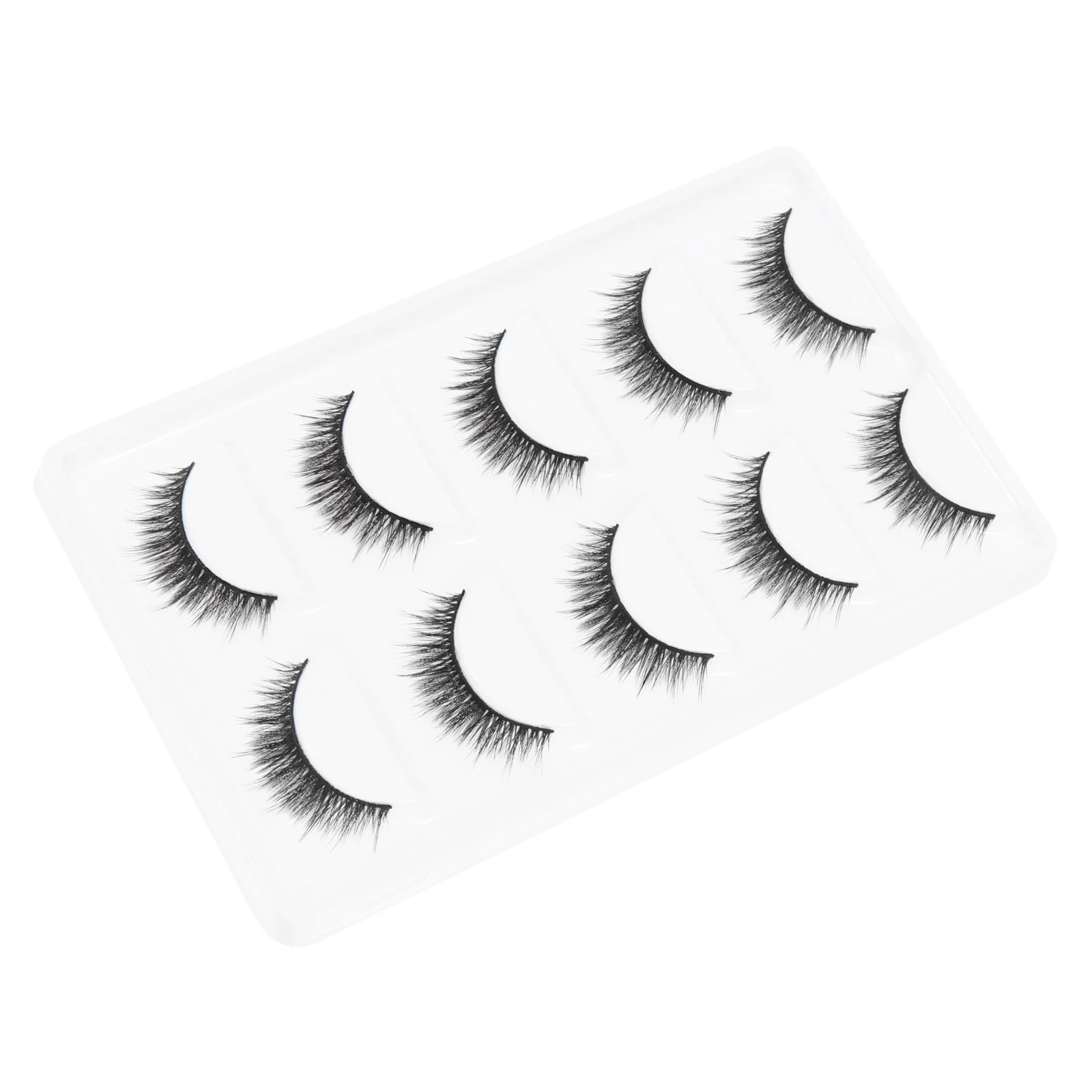 

5Pairs Full But Natural Looking False Lashes Excellent Length Width Suitable for Daytime Night Out Events Fake Eyelash