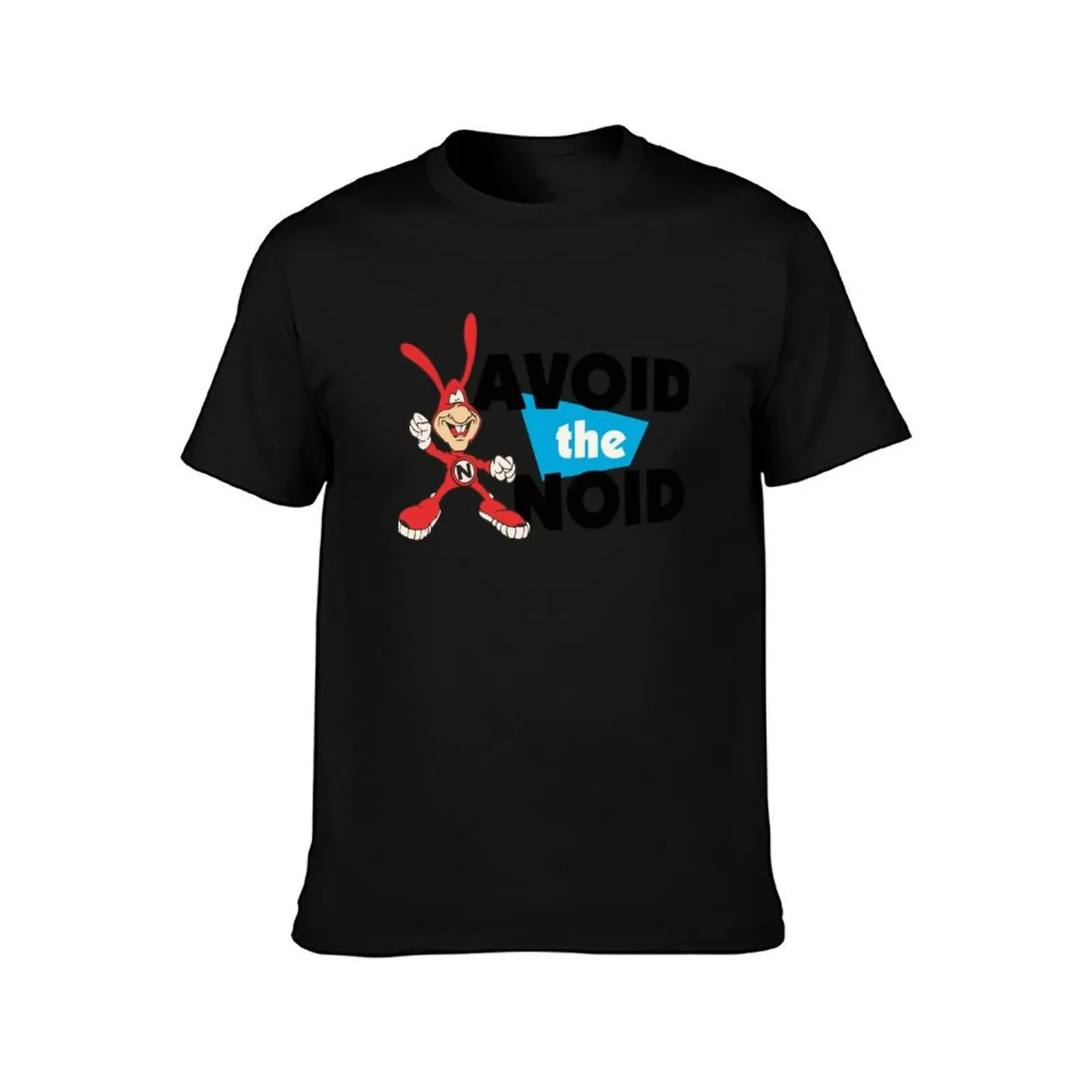 Avoid the Noid T-Shirt, Summer Casual Cotton Tee, Oversized Streetwear Tops, Vintage Graphic Print, Loose Fit Short Sleeve