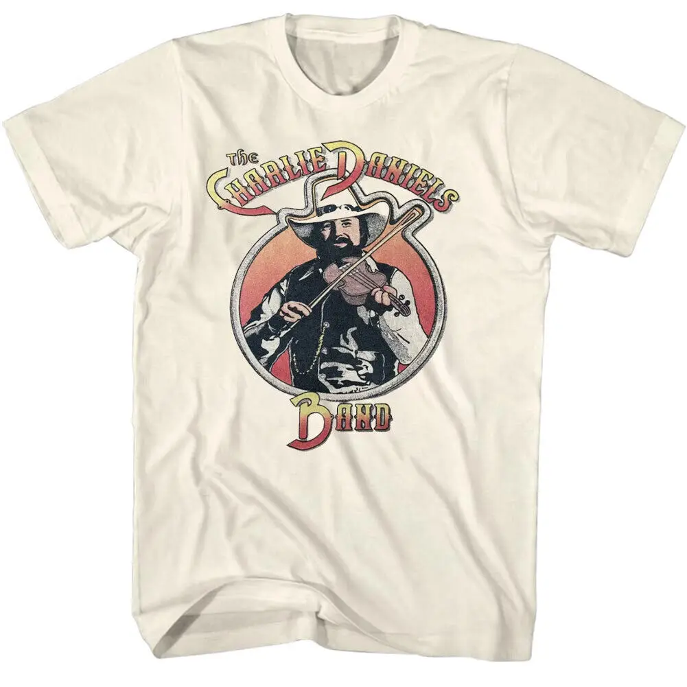 Vtg The Charlie Daniels Band Guitar T Shirt Classic White S 3XL For Fans