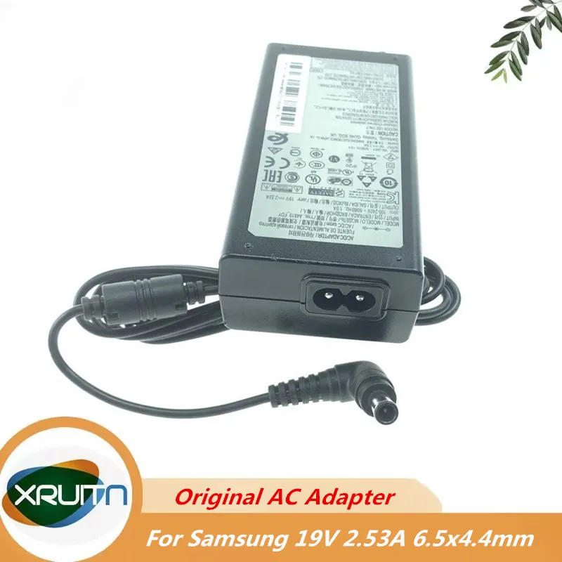 Genuine 19V 2.53A 48W AC Adaptor For SAMSUNG A4819_FDY A4819-KSML UA32J4088AJXXZ BN44-00835A TV LCD Monitor Power Supply Charger