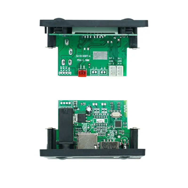 【PUBLICITY】2X 12V MP3 Player Decoder Board Bluetooth 5.0 Car FM Radio Module TF USB 6.5Mm WMA Player Decoder