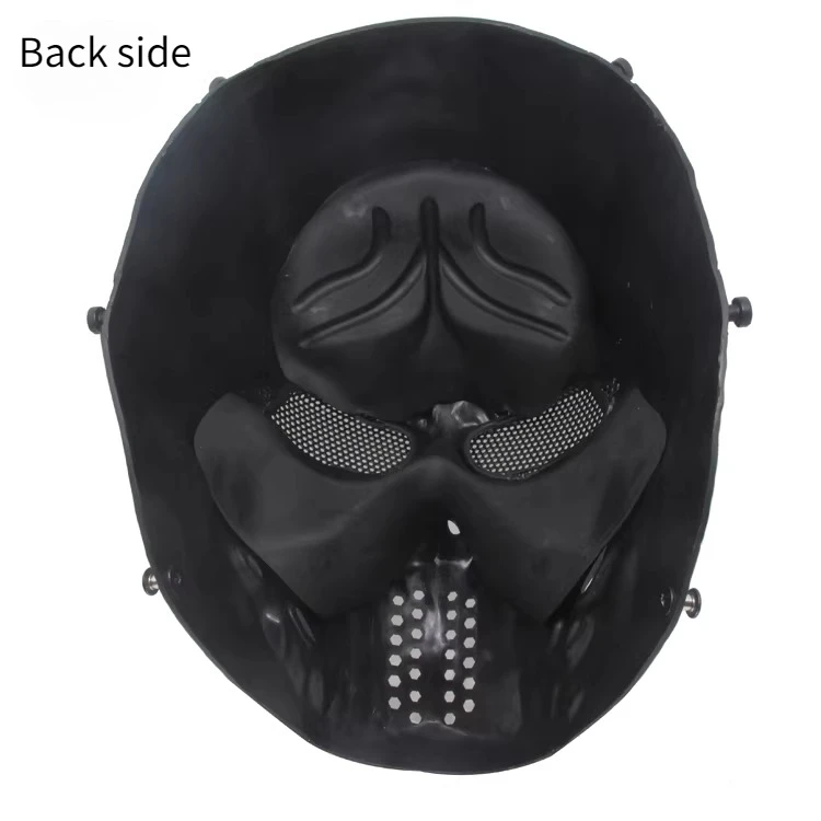 Full Face Skull Protective Mask for Men and Women Cycling Real Combat CS Equipment Halloween Mask Outdoor Cosplay、Games, CS Prop 4