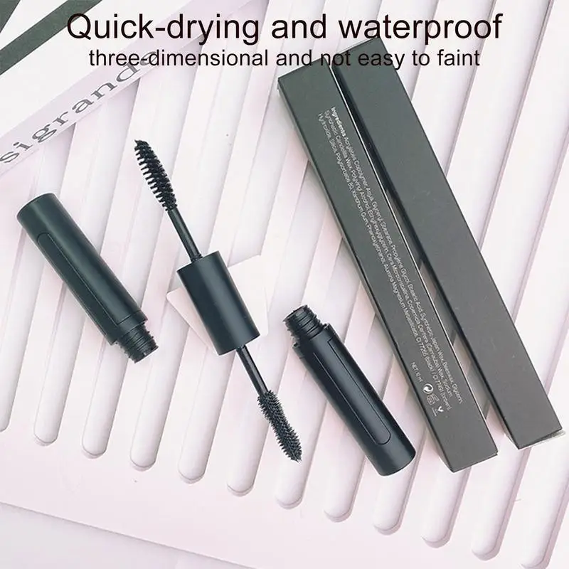 Wimper Mascara Draagbare Lash Mascara Met Borstel Zwart Bruin Volumineuze Mascara Verlenging En Volumizing Oogmake-up Lash Lift