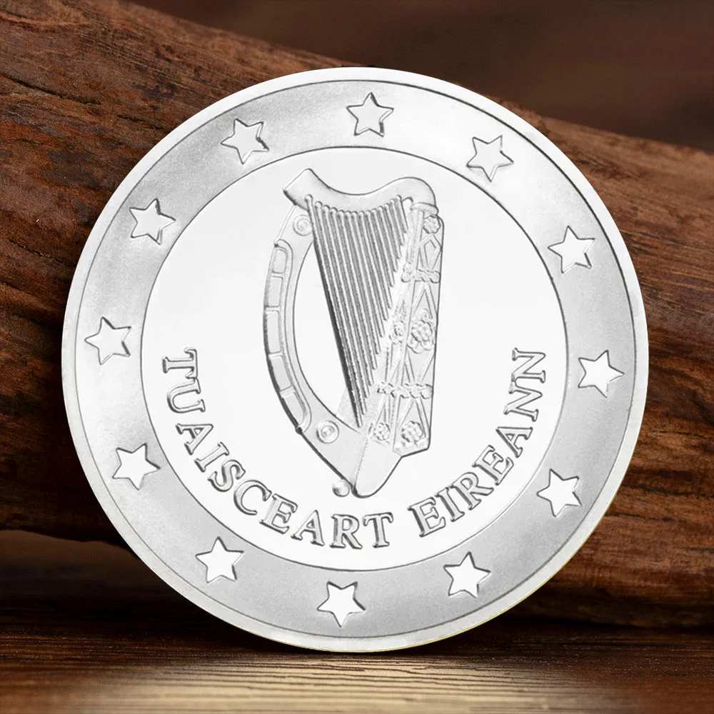 Northern Ireland Elk Tuaisceart Eireann Collectible Coin Silver Plated Punt Collection Art Commemorative Coins