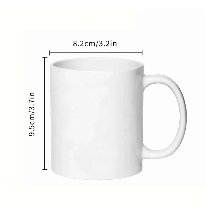 1 Mug, Seven-Color Coffee Cup, Gift for Friends "Another Day" Sad Hamster Meme 11 oz Ceramic Coffee Mug view 2