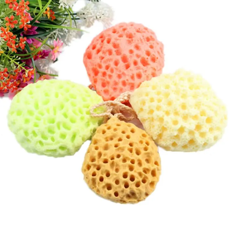 Random Colors Soft Bath Bath Scrubber Sponge Body Cleaning Scrub