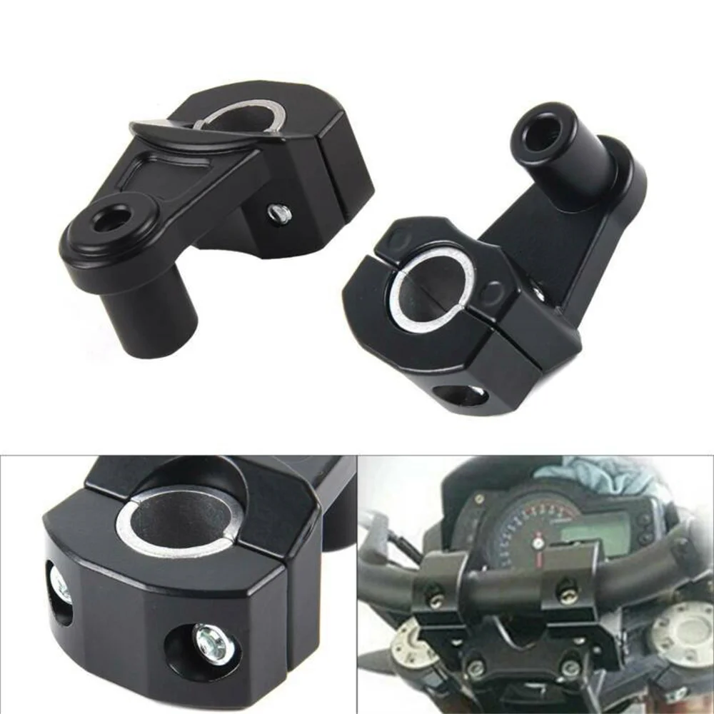 

Universal Motorcycle HandleBar Handle Fat Bar Mount Clamps Riser 7/8'' 22mm