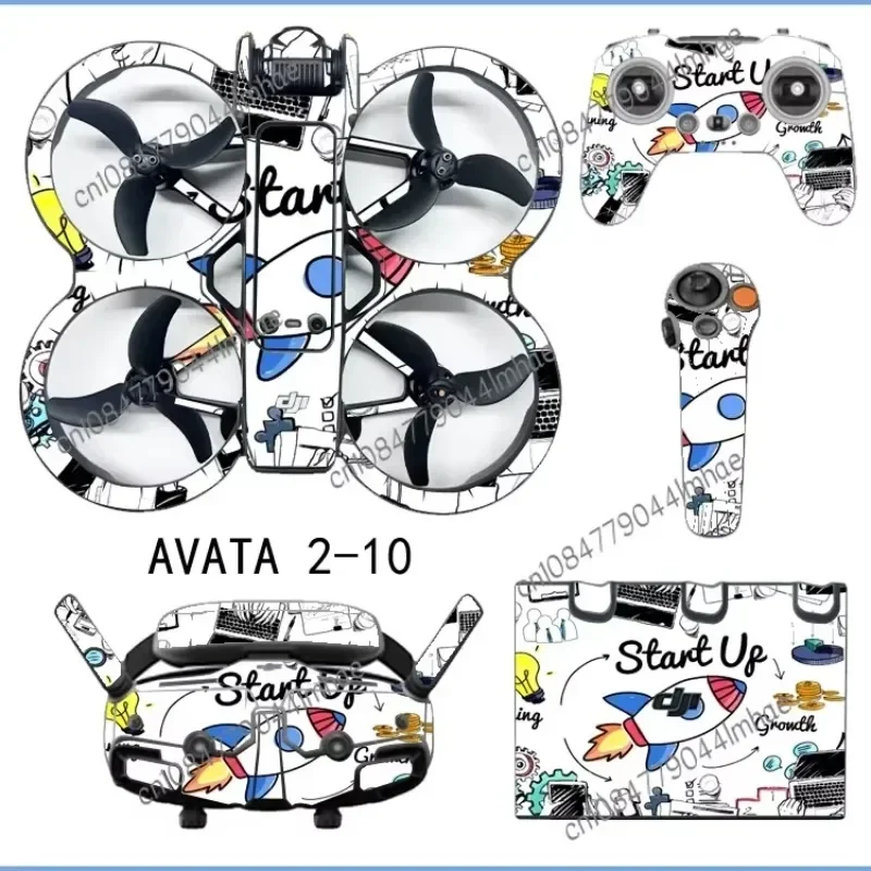 For AVATA 2 Drone Sticker Special Film Goggles3 Glasses Protective Film