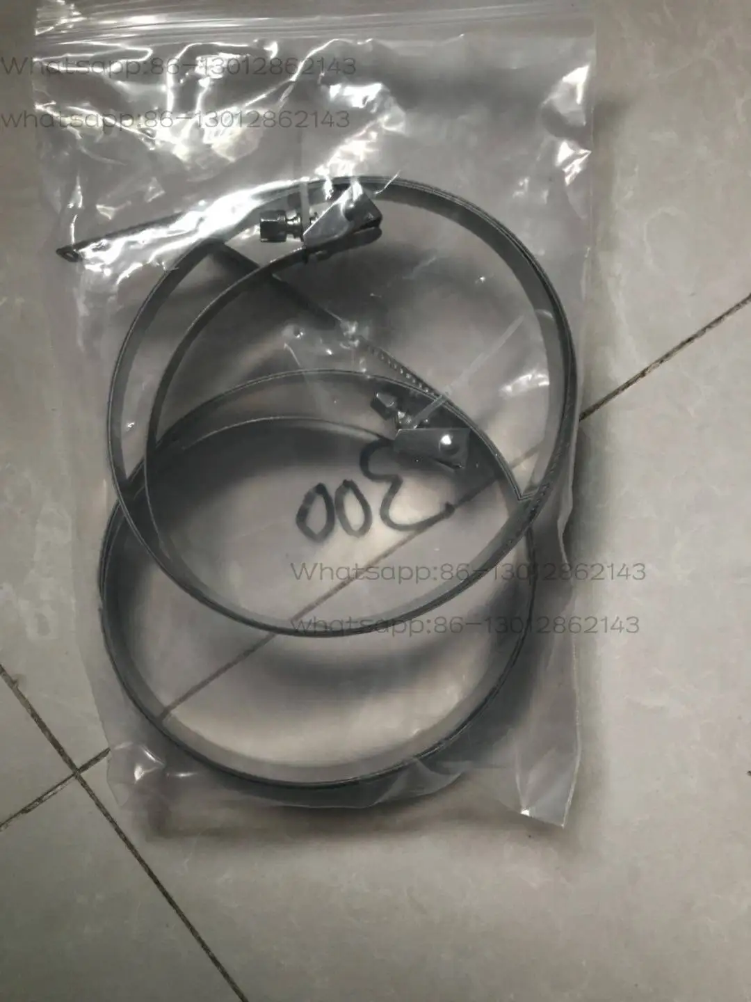 Original ultrasonic flowmeter, special for outer clip sensor, install fixture throat, tie steel belt